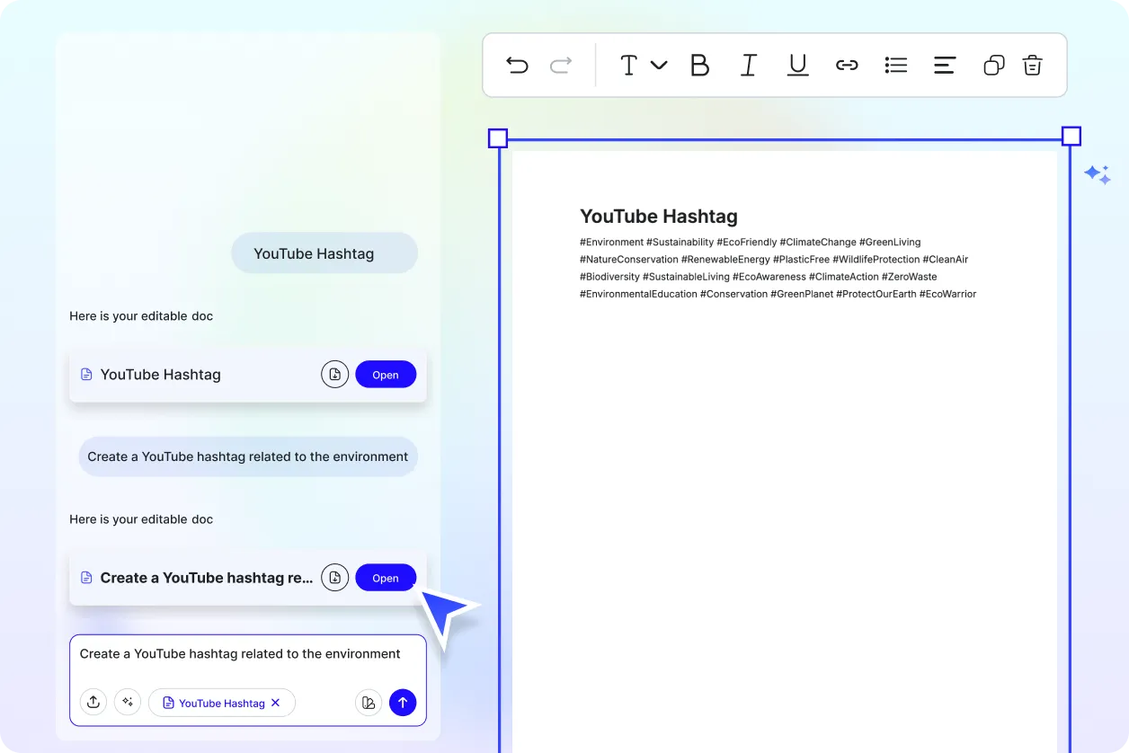 Free AI YouTube Hashtag Generator, Free YouTube Hashtag Maker Online